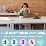 Dual Cert Boot Camp | CDCES & BC-ADM Exams Prep Bundles