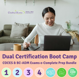 Dual Cert Boot Camp | CDCES & BC-ADM Exams Prep Bundles