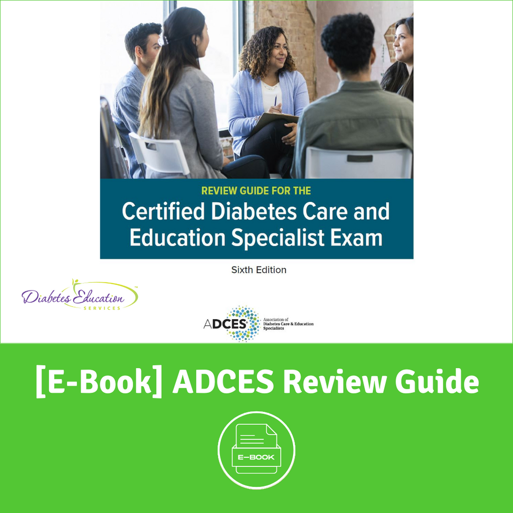 [e-Book] ADCES Certification Review Guide | 6th Edition | 475+ Practice Questions